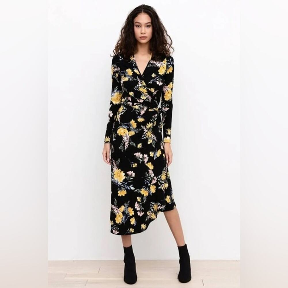 Yumi Kim NWT Sabine Jersey Wrap Asymmetrical Hem Dress in Love is King, size XXS